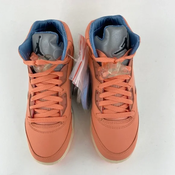 Nike X DJ Khaled Jordan 5 Crimson Bliss Youth Size 5Y-6.5Y GS Orange DV4983 641 - Picture 7 of 12